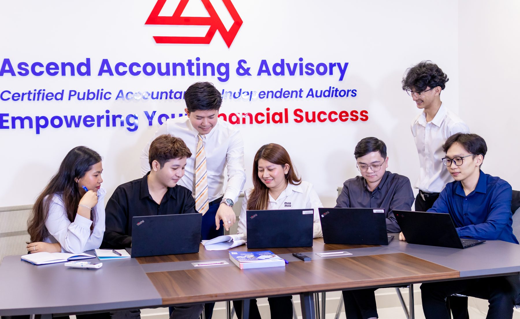 Ascend team collaborating