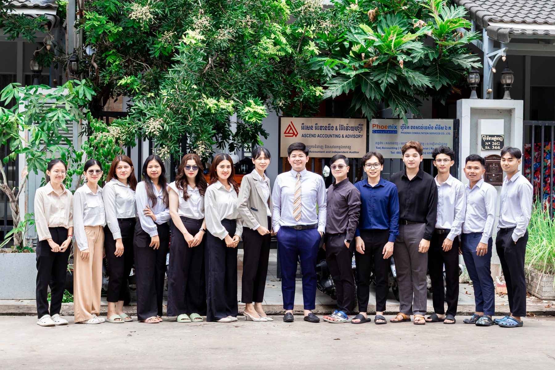 Ascend Accounting and Advisory team outside the office